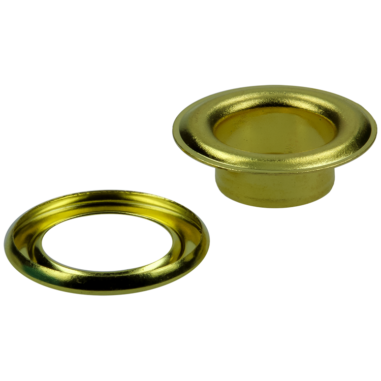 Mack 1017875 - zeilringen messing 8 st 12mm | 10 stuks