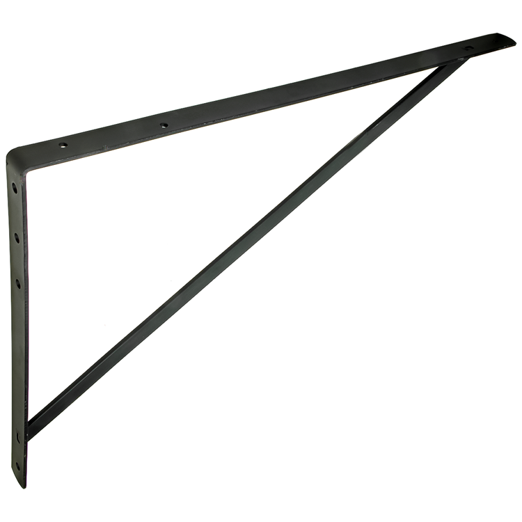 1060003 - plankdrager versterkt zwart 400x600 | 6 stuks
