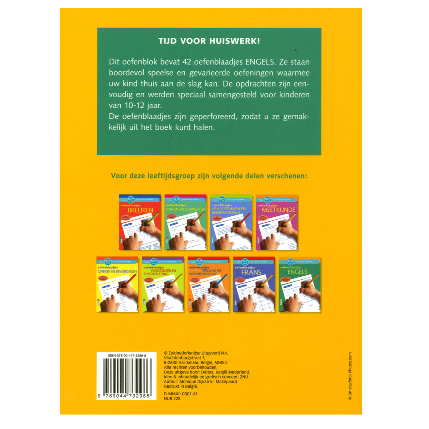 Deltas tijd voor huishoudelijk werk oefenblaadjes engels 10-12 jr