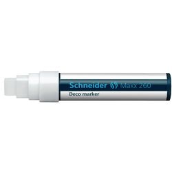 Schneider schrijfwaren schneider krijtmarker - maxx 260 - wit - krijtstift - s-126049