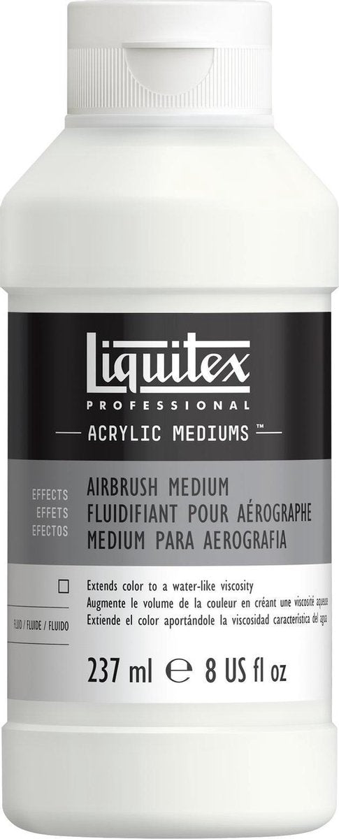 Liquitex 5908 professional airbrush medium 237 ml – acryl additief, verdunner airbrush verf
