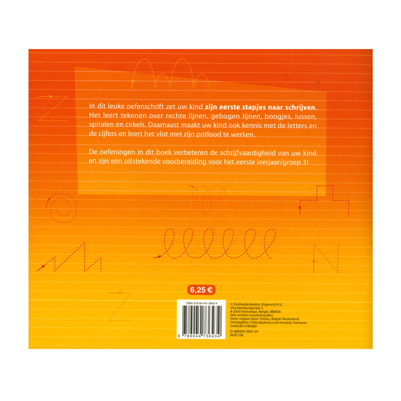 Deltas oefenschrift voorbereidend schrijven 5-6 jaar