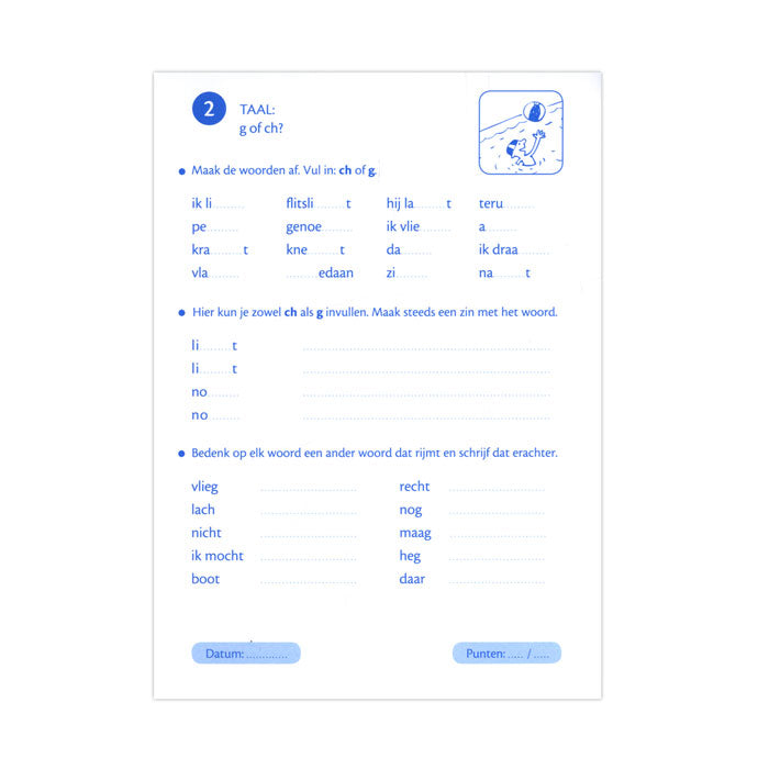 Deltas vakantie oefenblaadjes naar groep 5 herhalingsoefeningen t