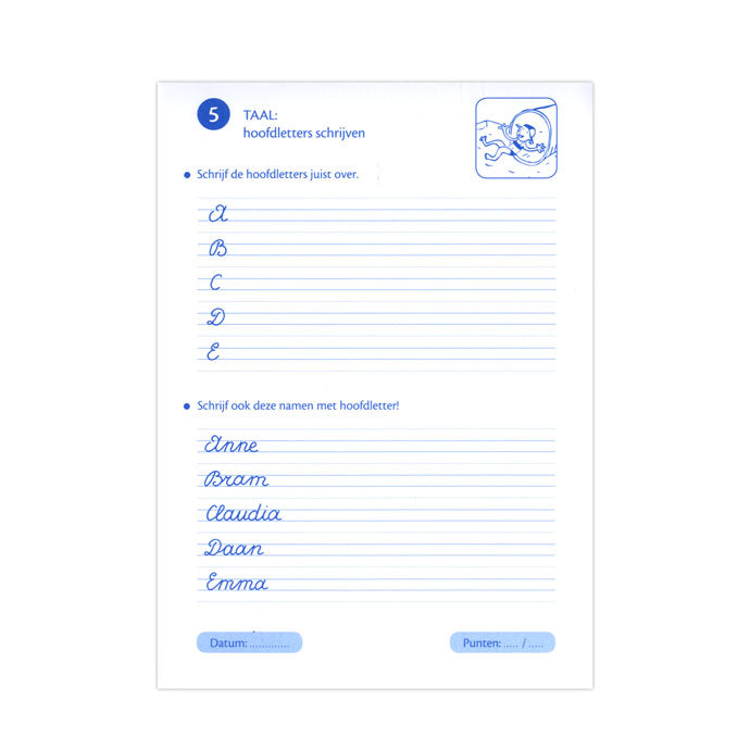 Deltas vakantie oefenblaadjes naar groep 5 herhalingsoefeningen t