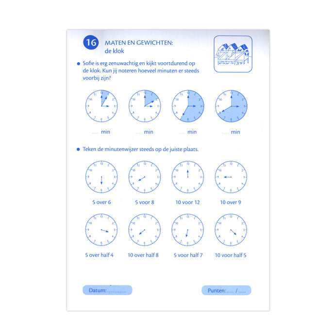 Deltas vakantie oefenblaadjes herhalingsoefeningen taal en rekenen