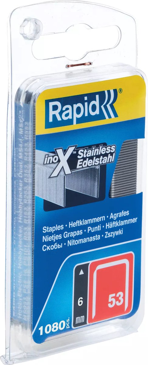 Rapid nieten nr.53 6 mm rvs ve=1.080 - 40109509