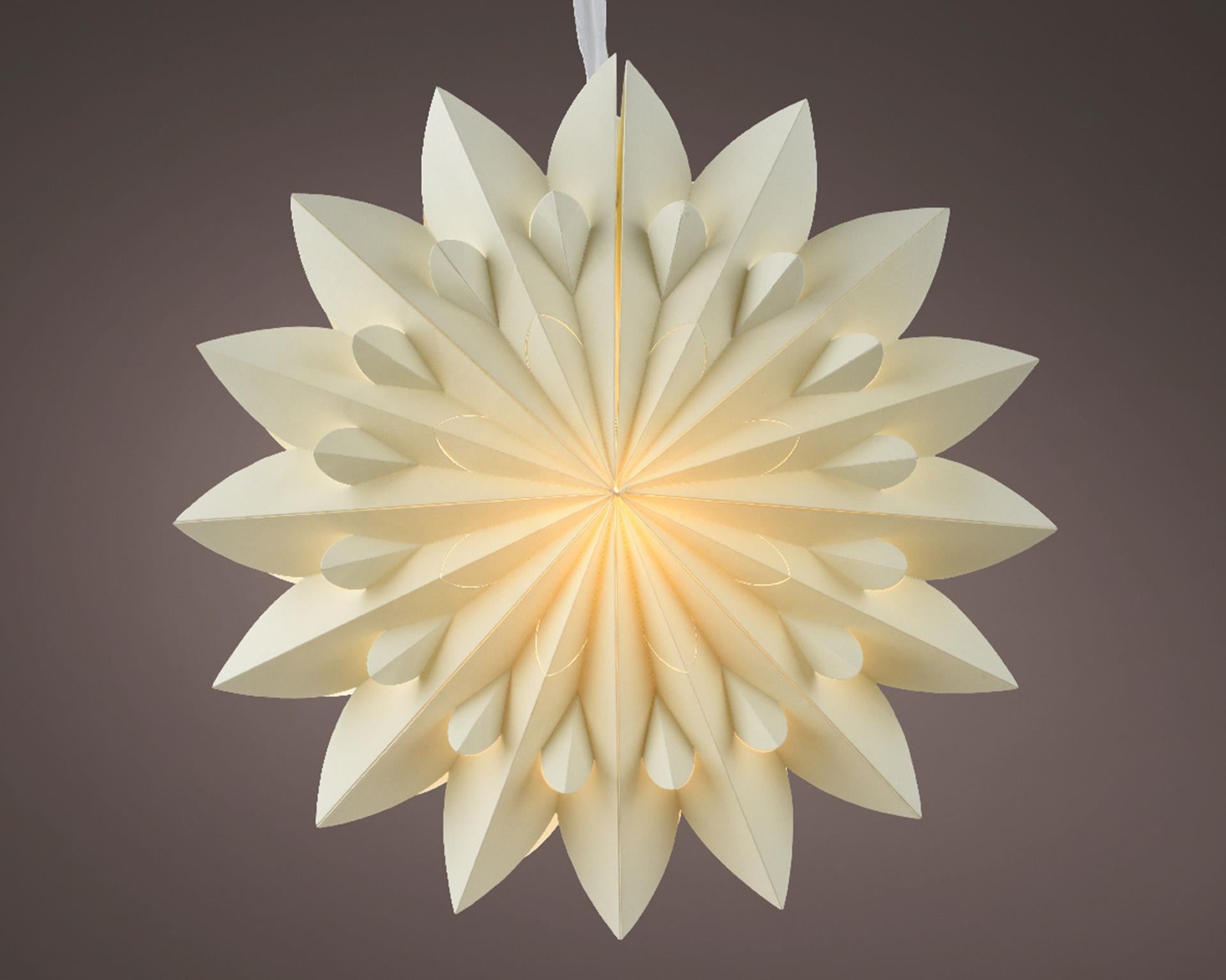 Lumineo ster led karton 40cm met timer
