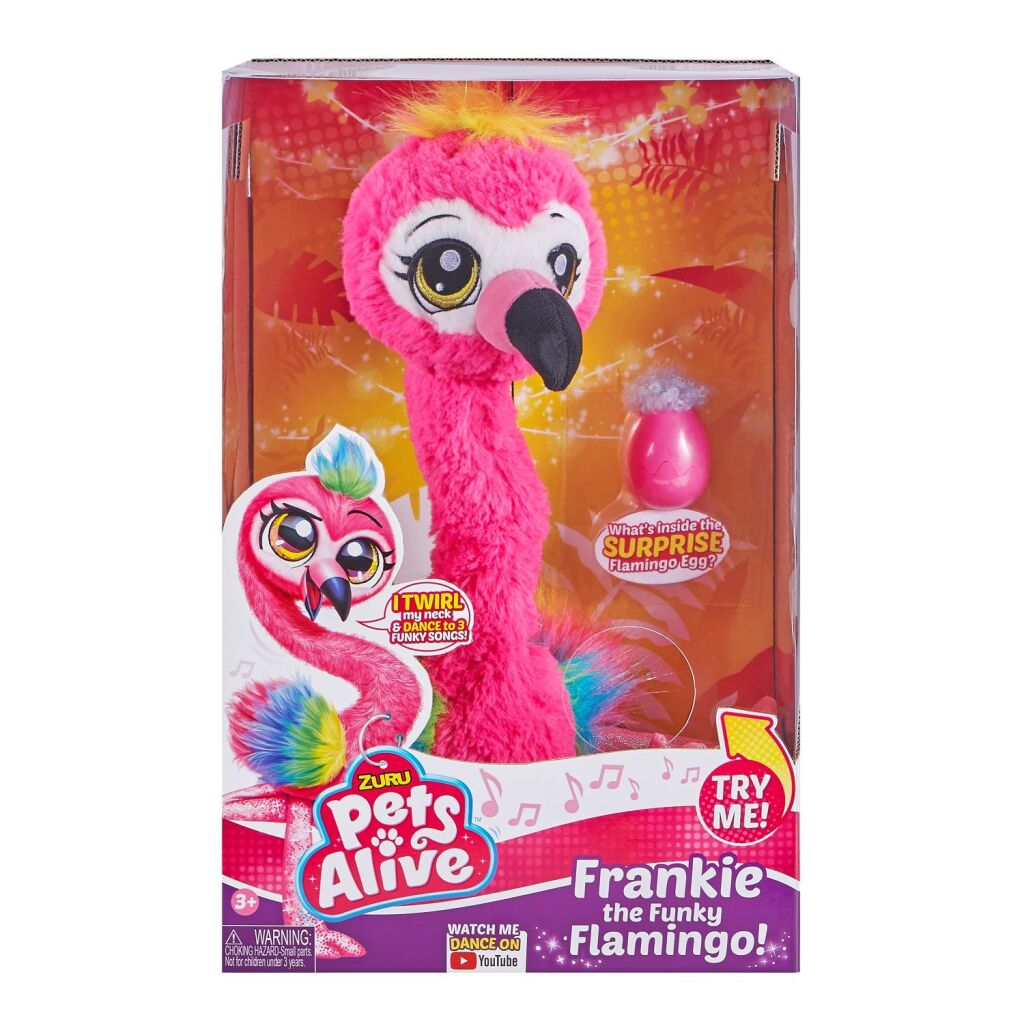Zuru huisdieren levend dansende flamingo franky + geluid