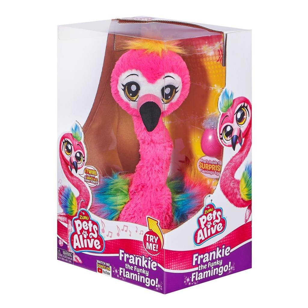 Zuru huisdieren levend dansende flamingo franky + geluid