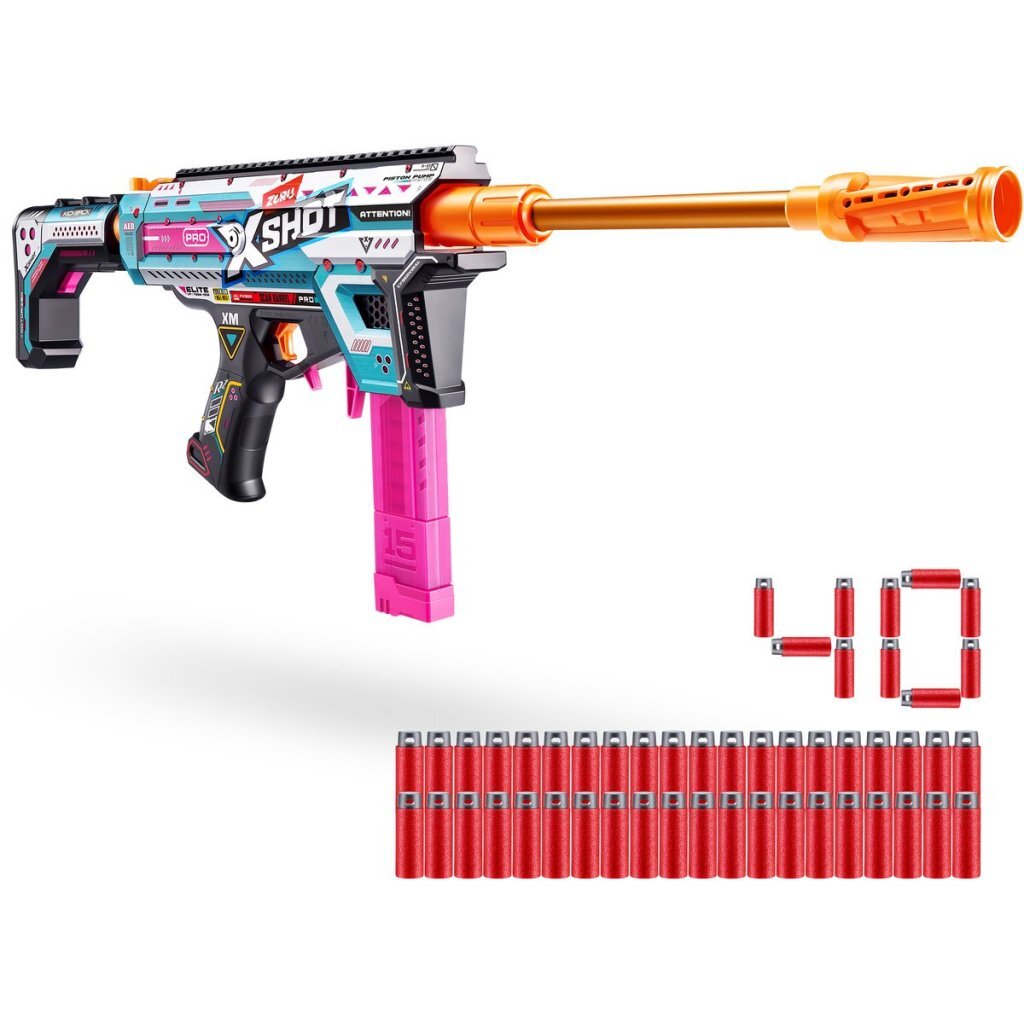 Zuru x-shot pro series mega blaster + 40 darts