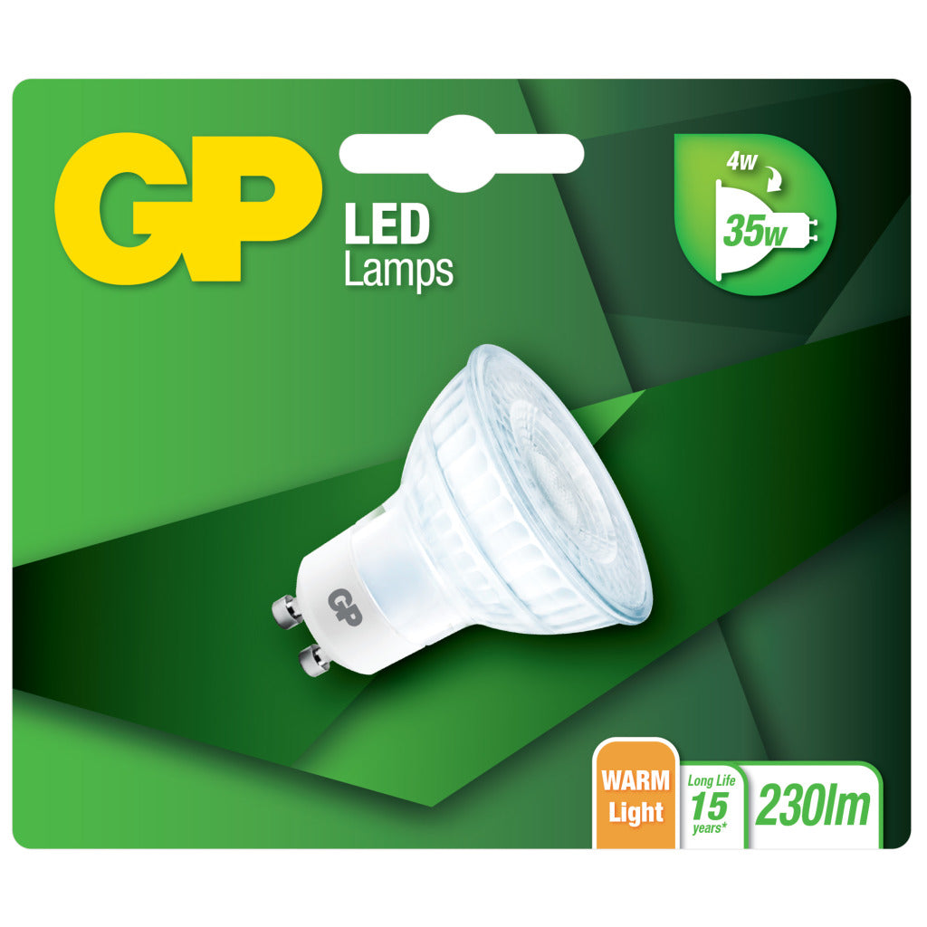 GP verlichting GP LED GU10 reflecterend. 4W GU10
