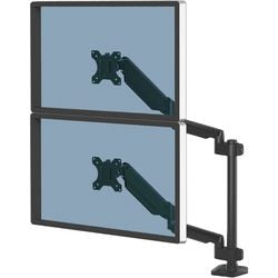 Monitorarm fellowes platinum dubbel 9 kg zwart