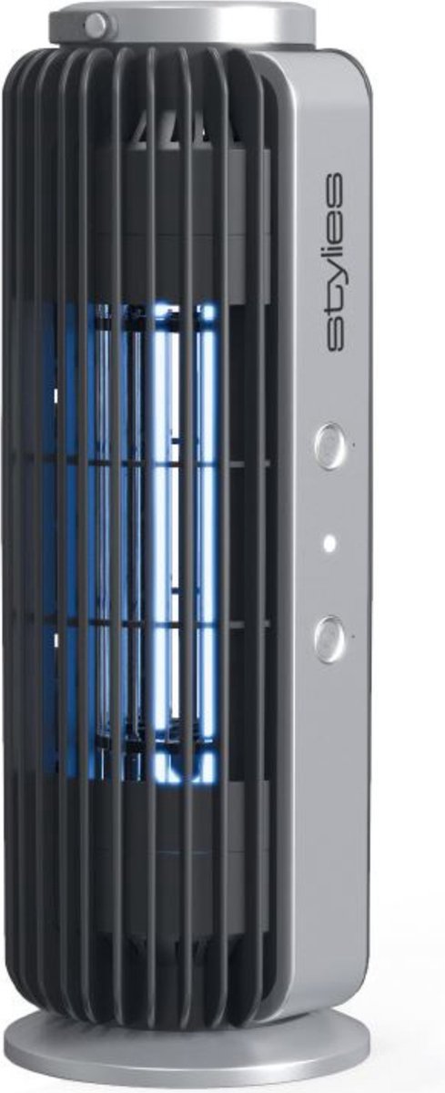 Stylies muggenvanger auriga - elektrische insectenval muggenval muggenlamp - uv licht - 8w - ophangsysteem - indoor + outdoor