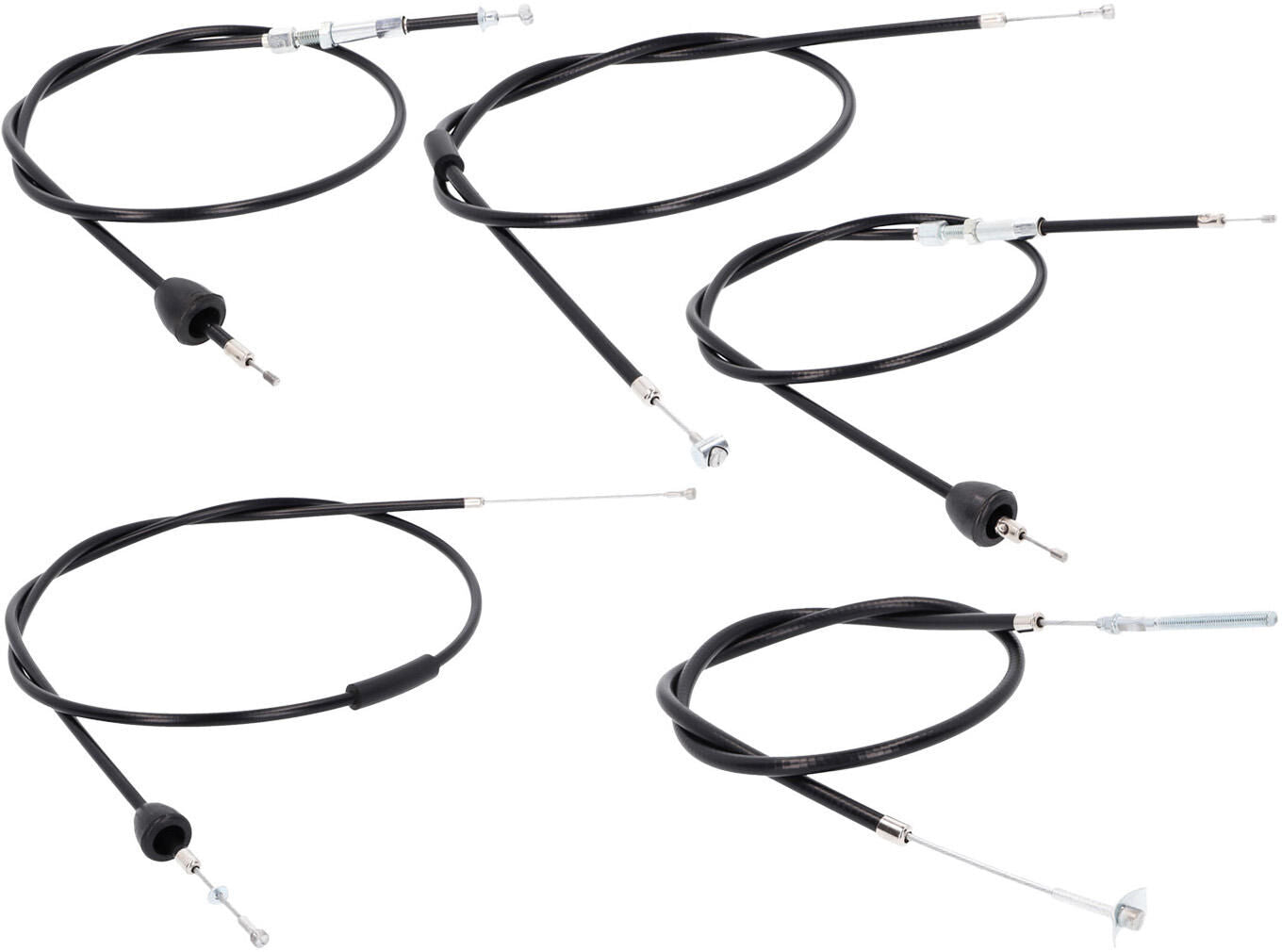 101 octane bowden kabelset bowden cable set 101.octa 5tlg sw