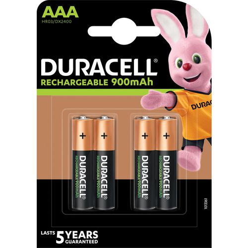 Batterie Duracell aaa rechargeable 4 cartes 900mah