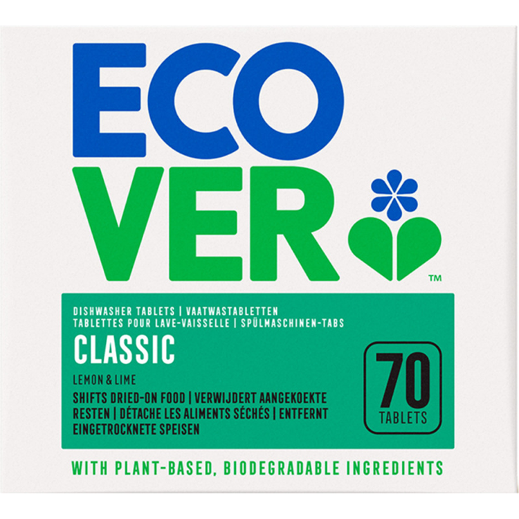 Ecover 1009800 - vaatwastabs 1,4kg 70 tabs | 5 stuks