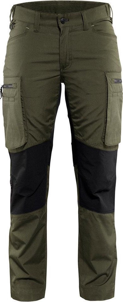 Blåkläder blaklader dames service werkbroek stretch 7159-1845 - vrouwen - leger zwart - 42