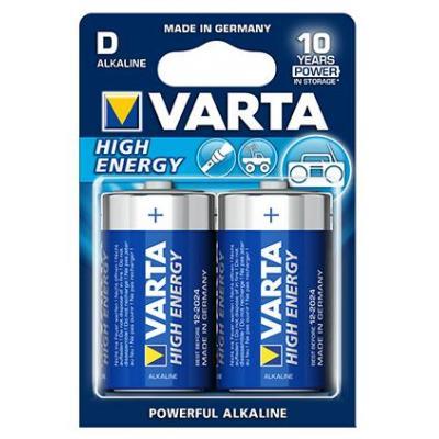 Varta d lr20 penlite alkalisch per 2 stuks op kaart