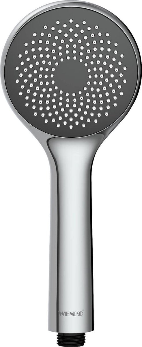 Wenko handdouche watersaving - ø95mm - 1 straalsoort - chroom - douchekop - waterbesparend