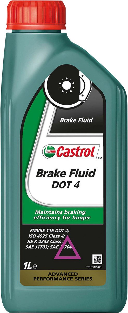 Castrol brake fluid dot4 remvloeistof 1 liter