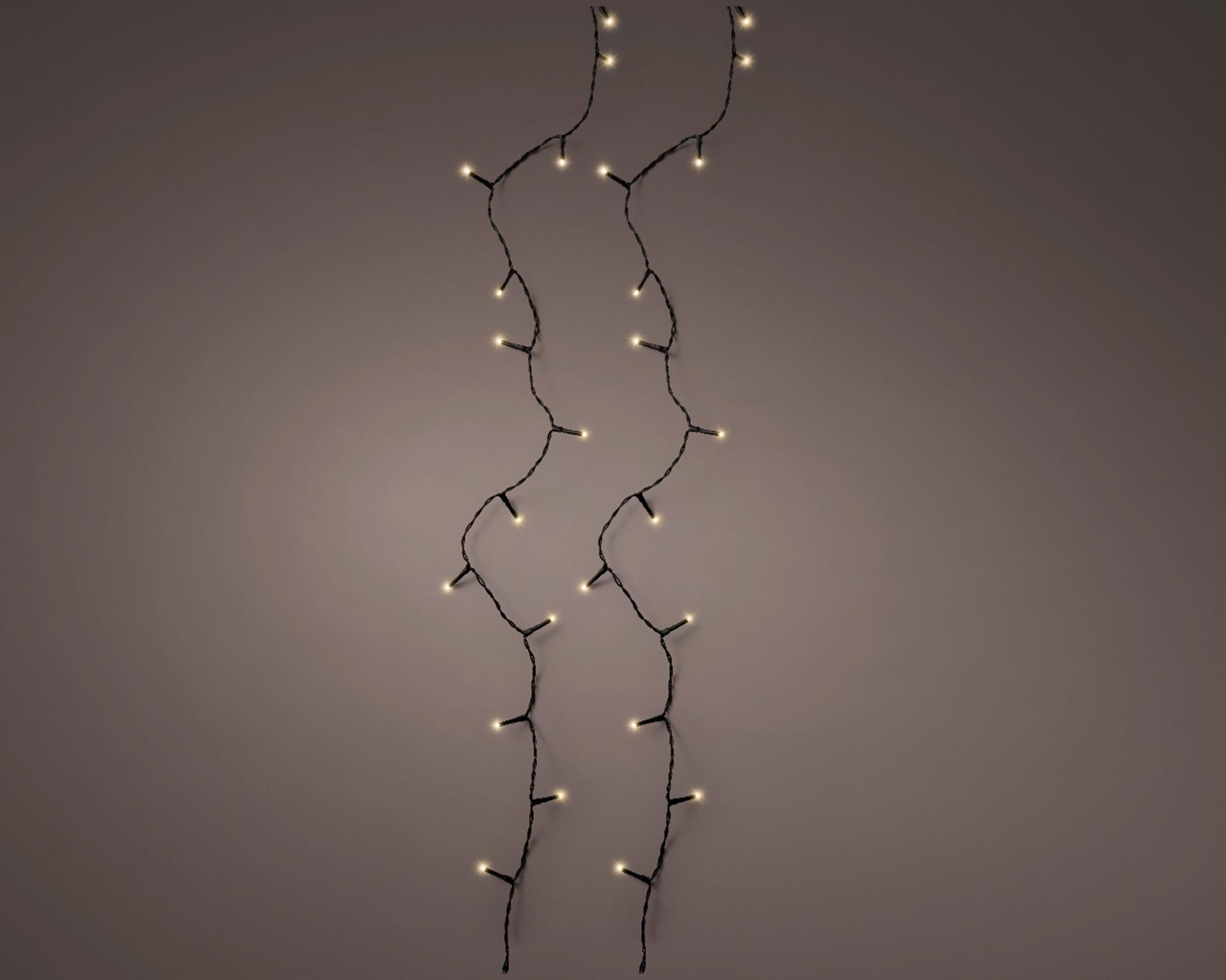 Lumineo kerstverlichting basic 80led outdoor 6m champagne