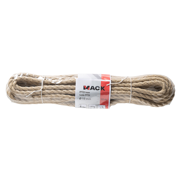 Mack 1072402 - synthetisch vlas 10mm 10m pptex | 5 stuks