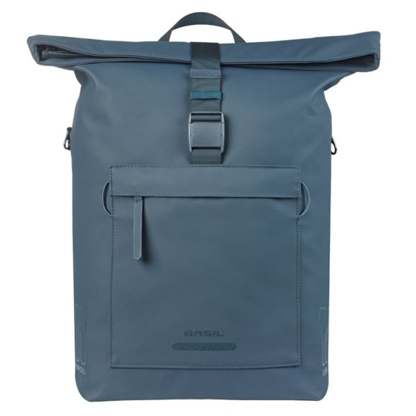 Basil b.v. fietsschoudertas basil brooklyn mik 17l 14 x 32 x 40 cm - blauw