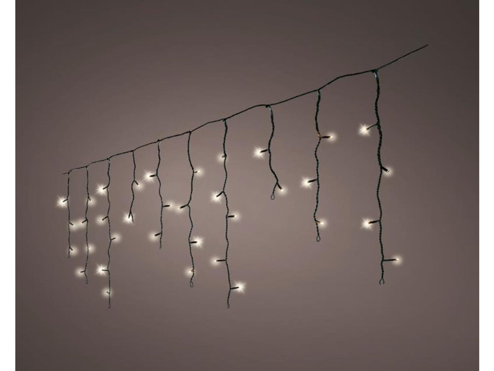 Lumineo led verlichting icicle 11 meter- 259led warmwit twinkel