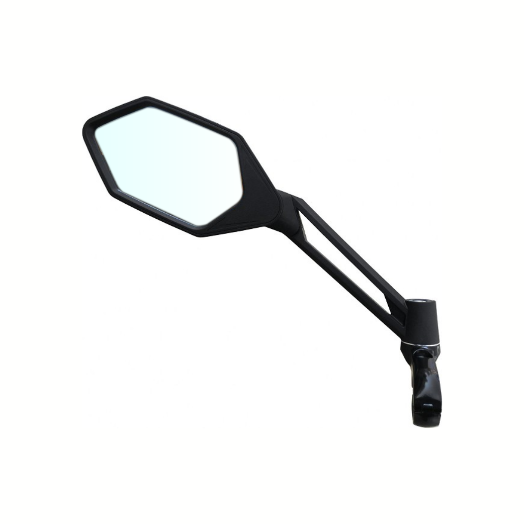 Rétroviseur gauche E-bike noir luxe réglable. envoyerconfirmer.