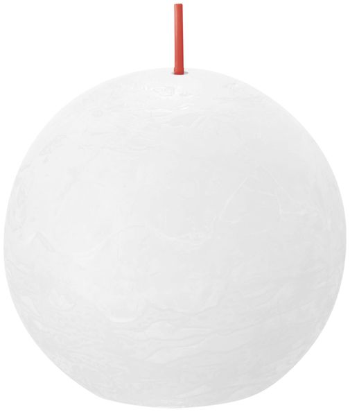 Bolsius rustiek bolkaars cloudy white ø76 mm 25 uur (6 stuks)