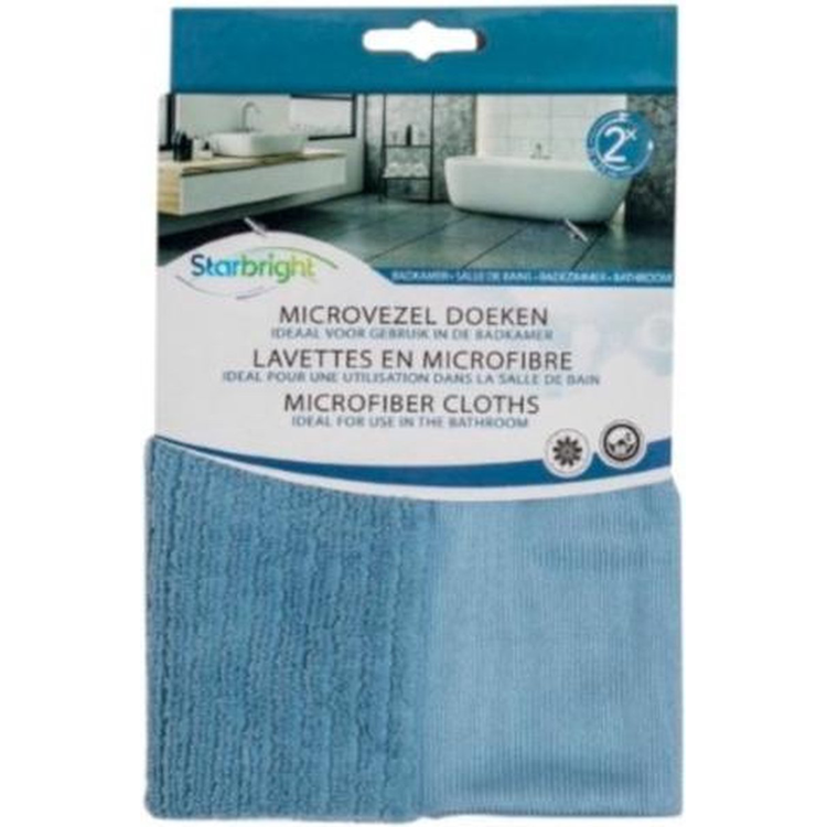 Starbright 1074053 - microvezel doek 35x35cm badkamer 2 st | 6 stuks