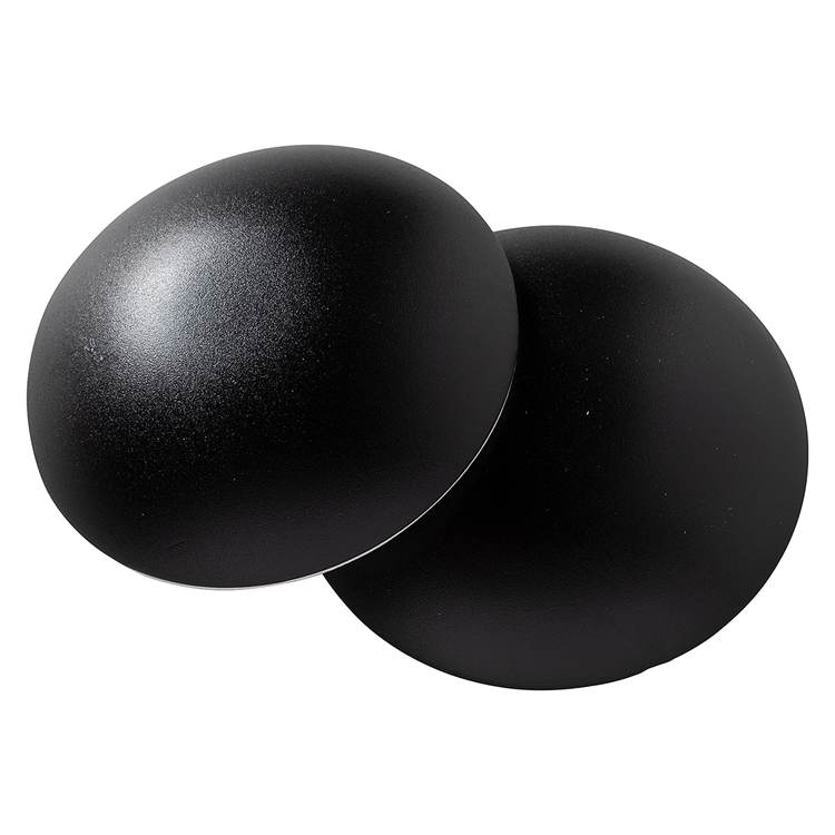Mack 1069028 - deurstop zelfklevend zwart ø 60 mm 2 st pcs | 6 stuks