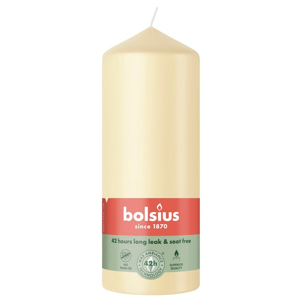 Bolsius stompkaars beige ø58x150 mm 42 uur (6 stuks)
