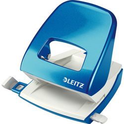 2-gaats perforator leitz 5008 8cm metalic blauw