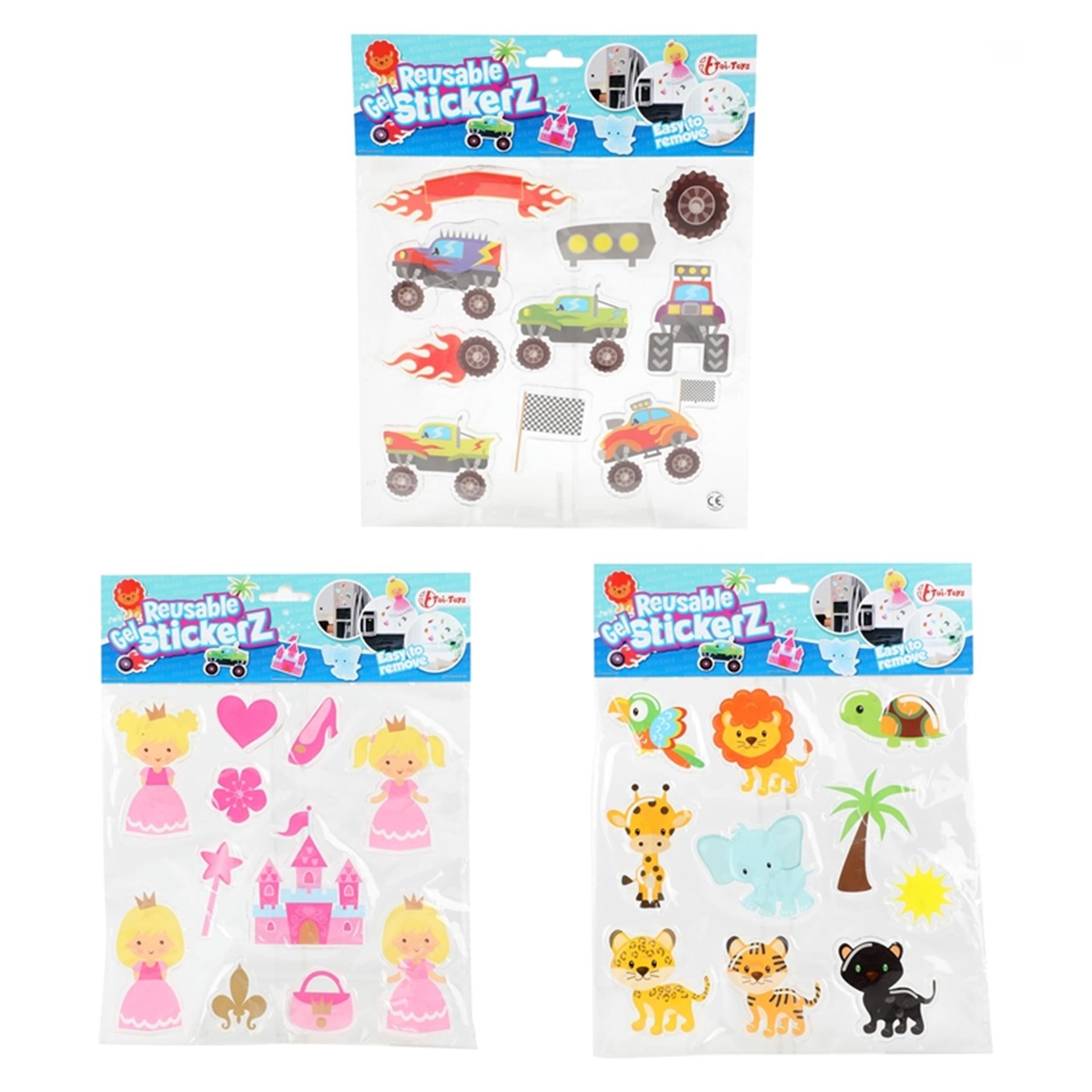 Toi-toys toi toys herbruikbare gel raamstickers