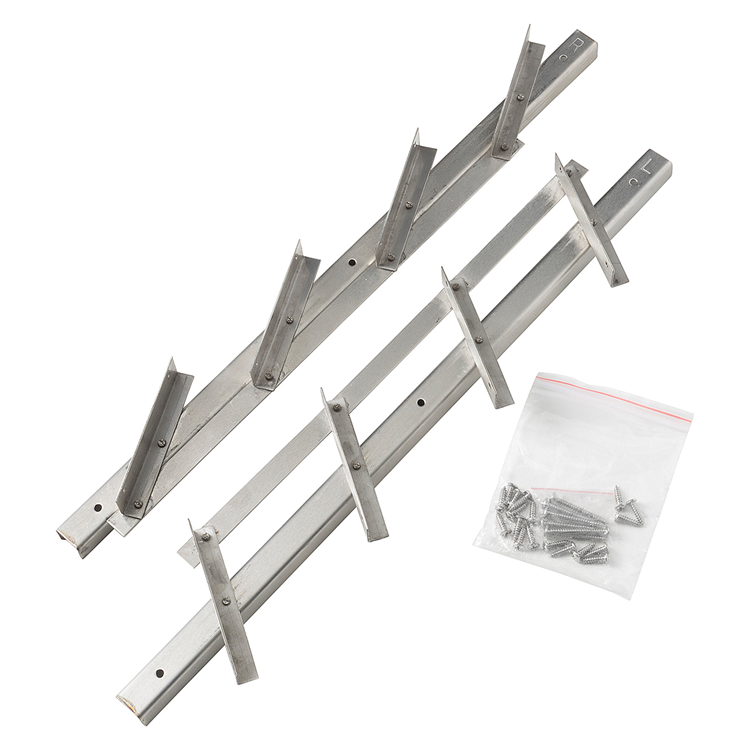 Mack 1074591 - multiflex shutters 50 cm rvs | 2 stuks