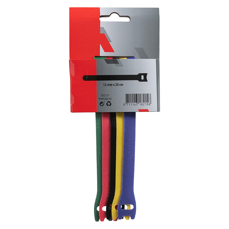 Mack 1072137 - kabelbinder 5st 12mm 20cm | 5 stuks