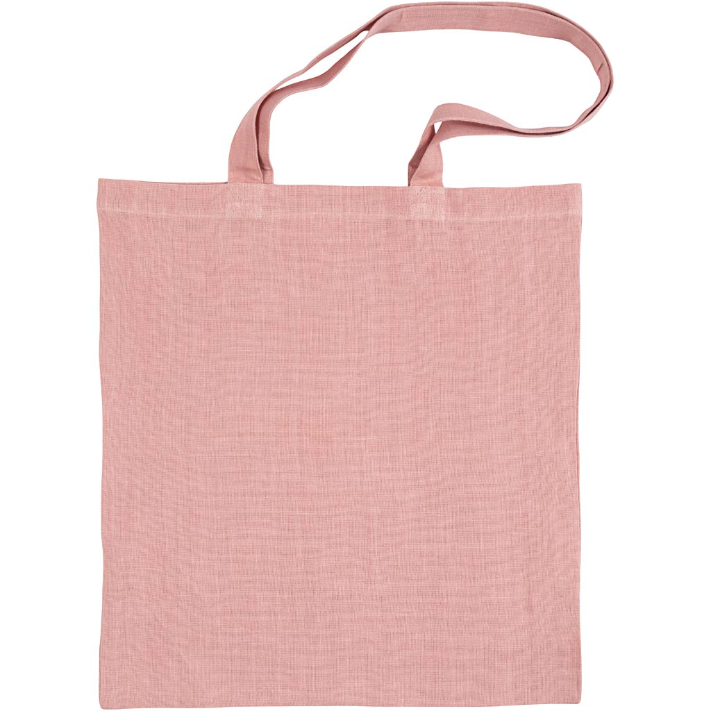 Creative company draagtas katoen roze, 38x42cm