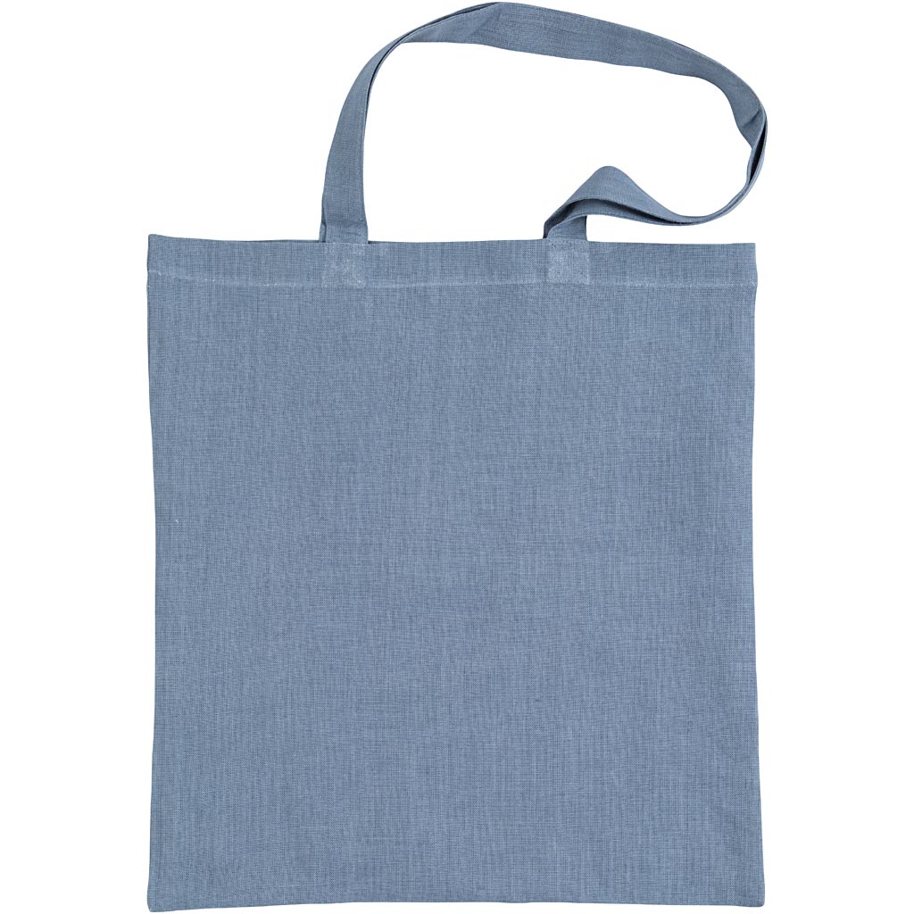 Creativ company draagtas duif blauw, 38x42cm
