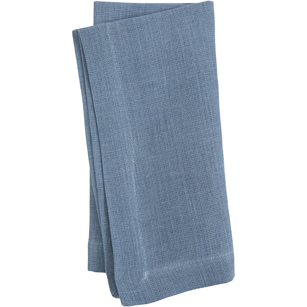 Creativ company stoffen servet duifblauw, 42x42cm