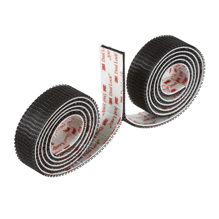 3m 1075818 - scotch extr. fasteners 25mmx1m2rol pak zwart | 6 stuks