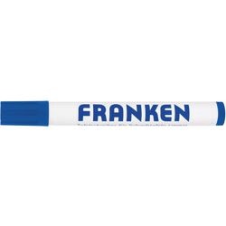 Marker franken 2-6mm blauw kogelpunt hervulbaar