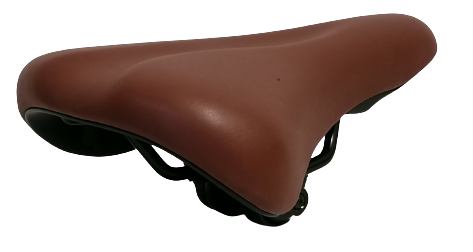 Hzb zadelcomfort kinderfiets 20 24 inch bruin met zadelstrop