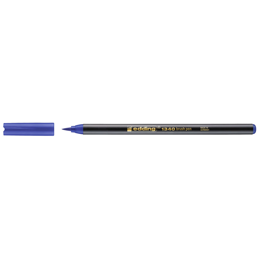 Edding 1340 • brushpen blauw