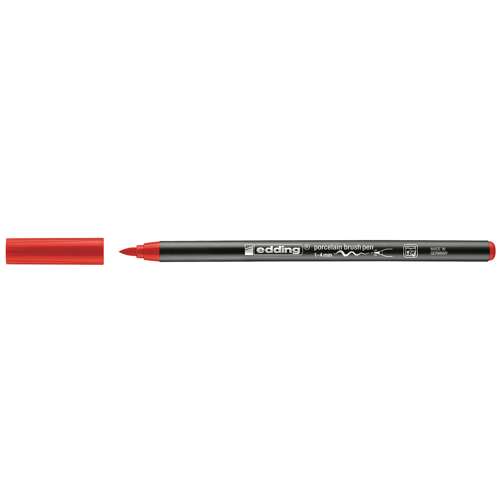 Edding 4200 • porseleinstift 1-4mm rood