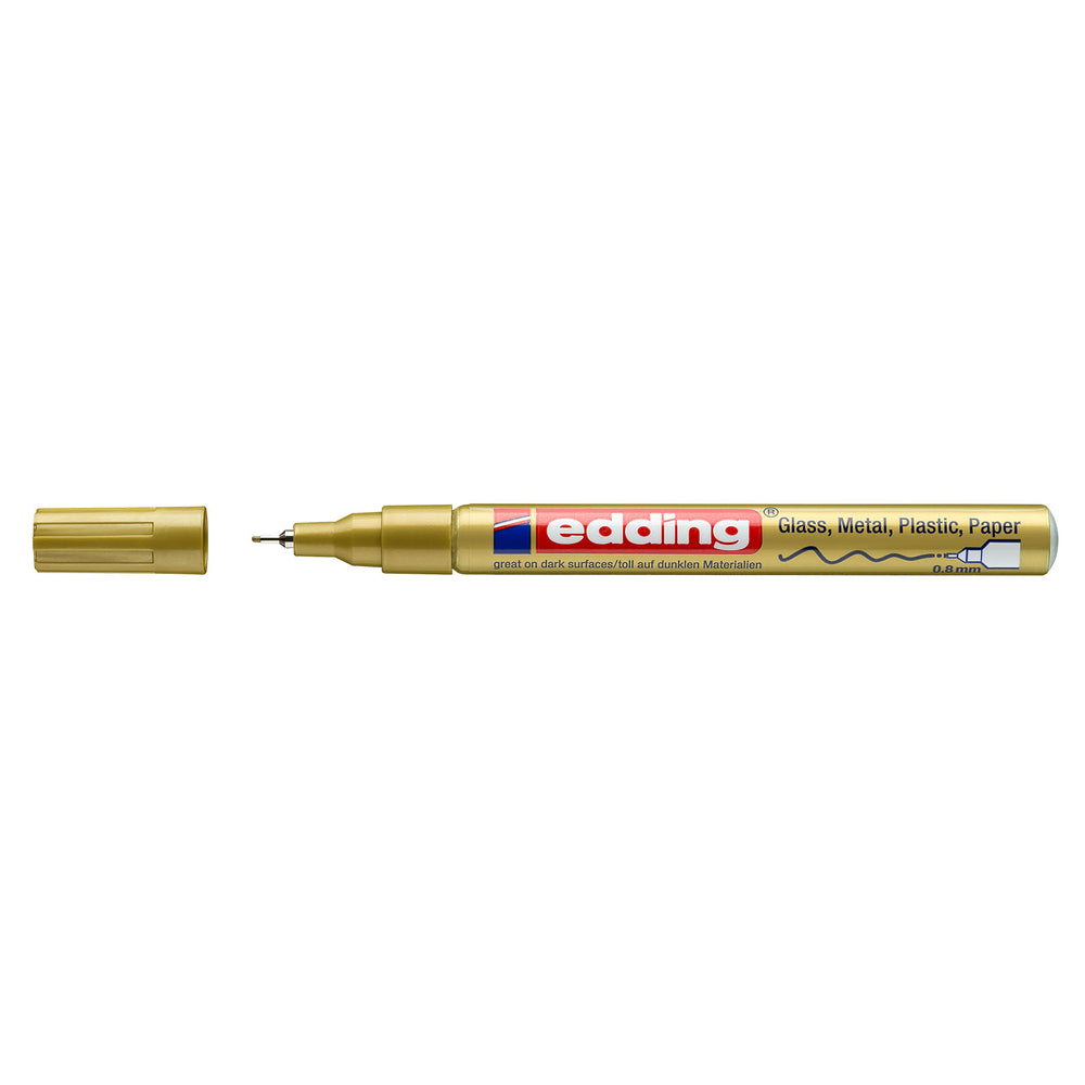 Edding • 780 lakmarker 0,8 mm rond goud