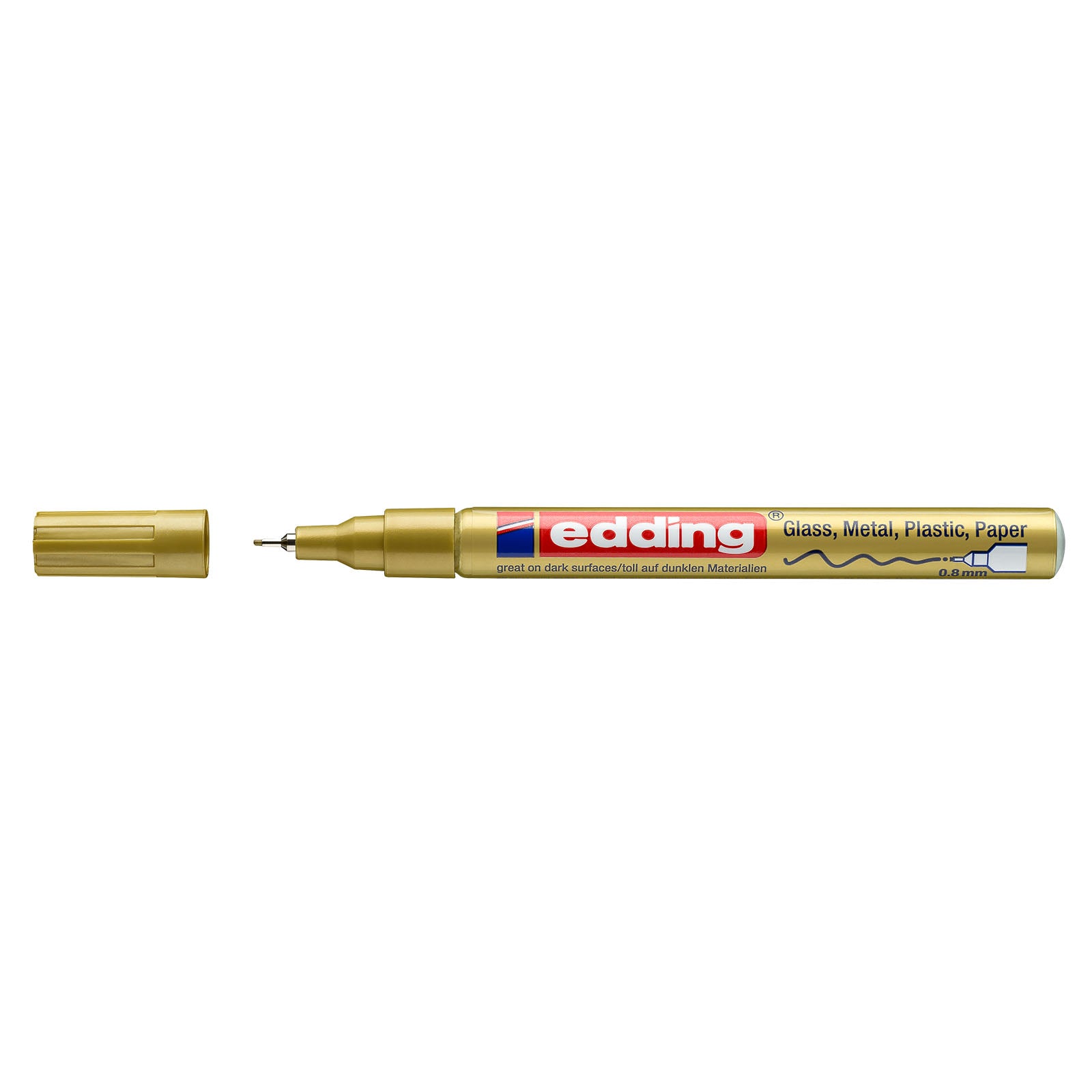 Edding • 780 lakmarker 0,8 mm rond goud