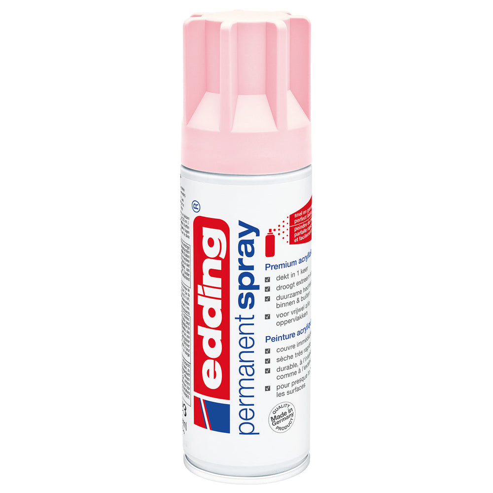 Edding 5200 • permanent spray premium acrylverf pastelroze mat
