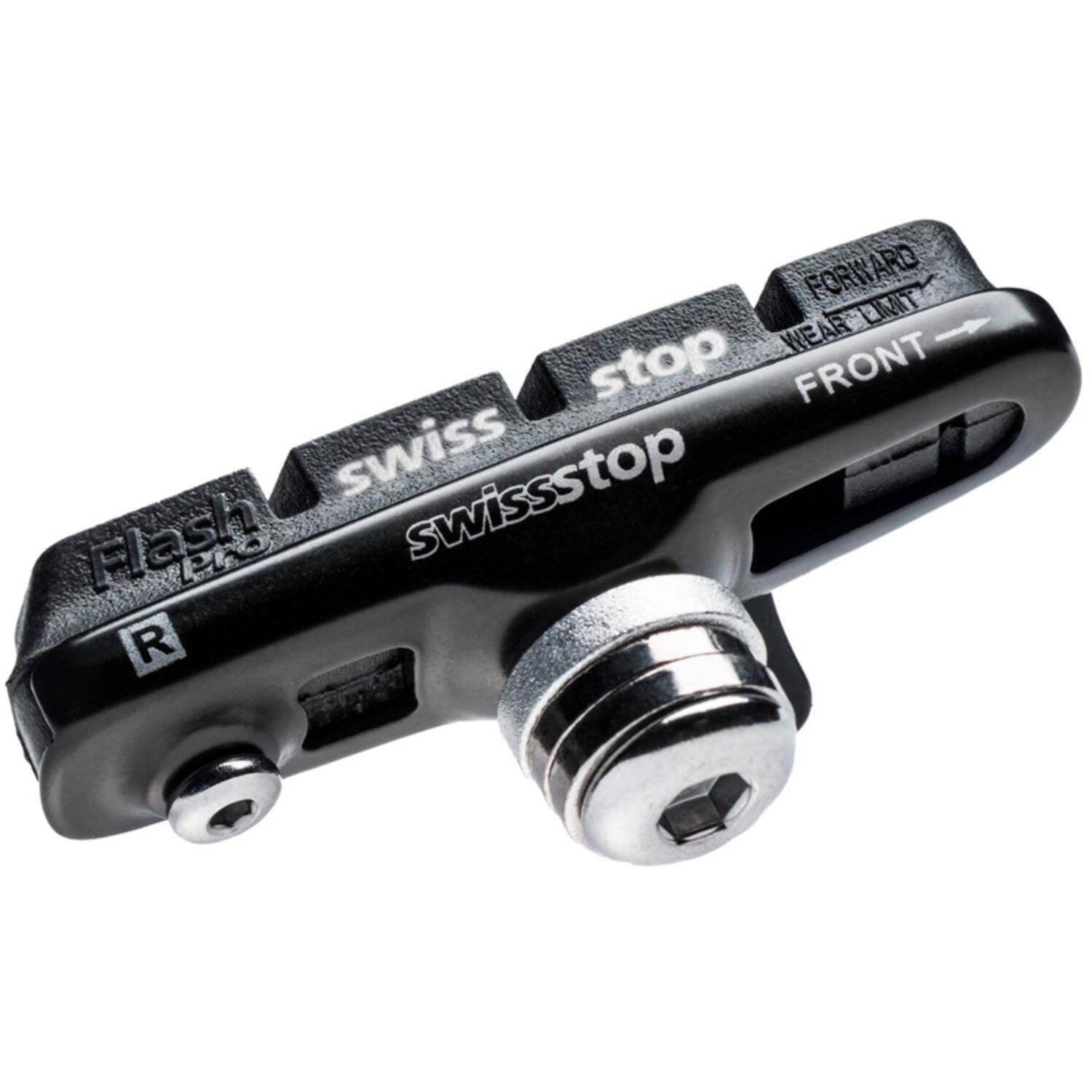 Swissstop - remblokset full flash pro origineel zwart - shim sram