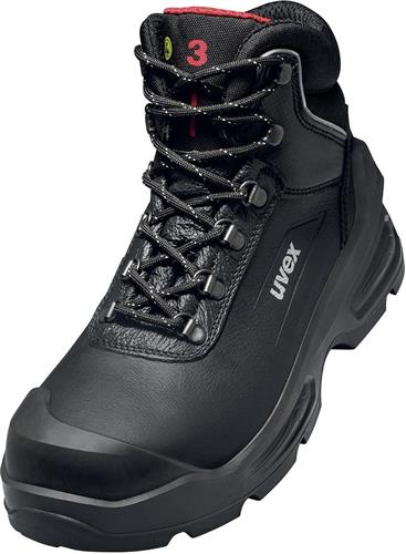 Uvex werkschoen quatro pro 6879 s3 hoog zwart mt47